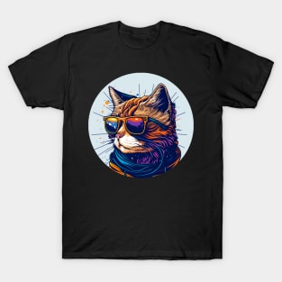 Cool Cat Colorful - Colorful Cat Kitten Lover T-Shirt